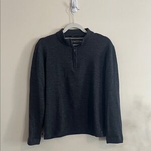 Saint James Wool‎ Quarter Zip Mens Woolmark Casual Work France L Dupuis 1889
